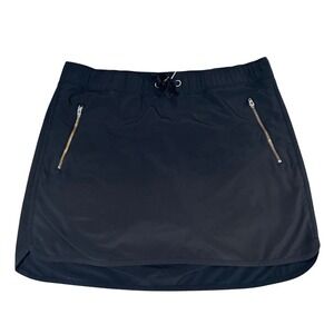 Athleta Black Skirt Shorts Athletic Tennis Golf Workout Activewear Size L